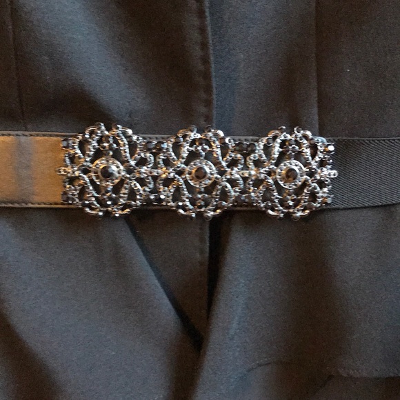 *SOLD* Anne Klein Black Button Down Peplum Blazer - Picture 6 of 6